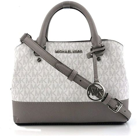 michael kors gray crossbody|michael kors white purse small.